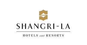 SHANGRI-LA品牌logo設計_五星級酒店品牌設計、SHANGRI-LA酒店vi設計、酒店標志設計、高級酒店標識設計      